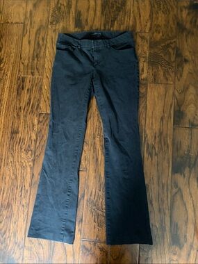 Theory Black Slim Straight Pants